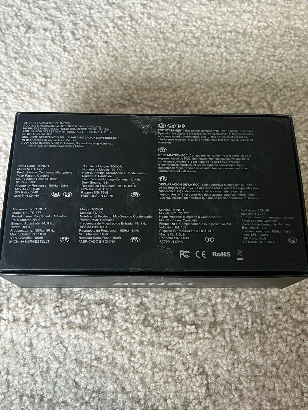 TONOR TC-777 USB Condenser Microphone